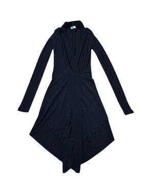 Women’s Love Yaya Black Draped Cardigan Made in USA